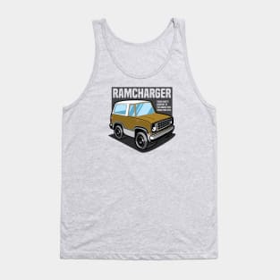 Light Gold Ramcharger (White-Based) - 1974 Tank Top